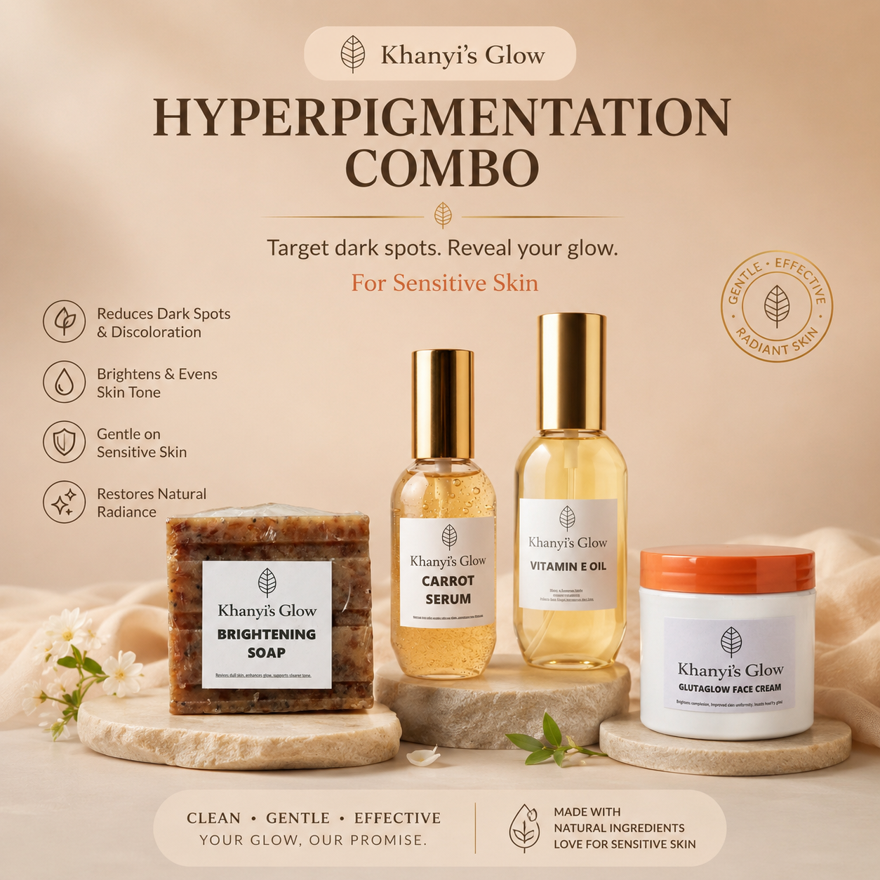 4 STEPS HYPERPIGMENTATION  ROUTINE (SENSITIVE SKIN)
